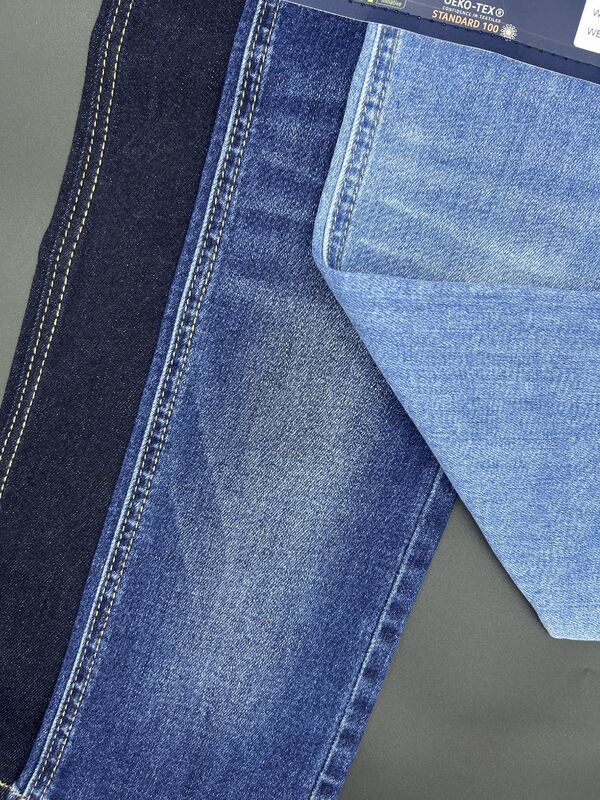 11.7oz Stretch Denim Fabric Breathable Twill Weave Denim High Cotton For Jeans And Casual Wear