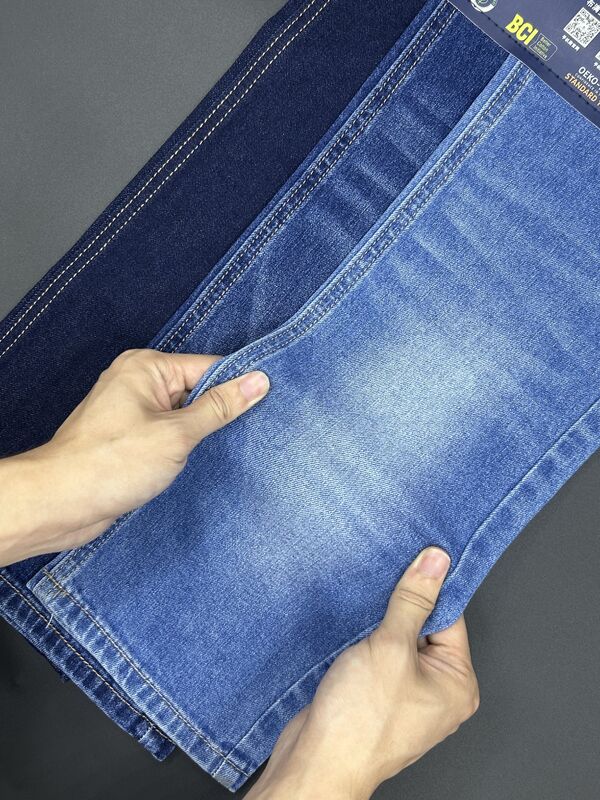 10.9oz Comfort Stretch Denim Micro Stretchable Denim Fabric Dark Blue 61