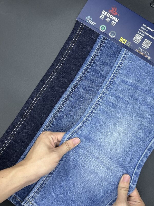 Soft Touch Stretch Cotton Denim Fabric 12.5oz Cotton Spandex Denim For Jeans And Everyday Workwear