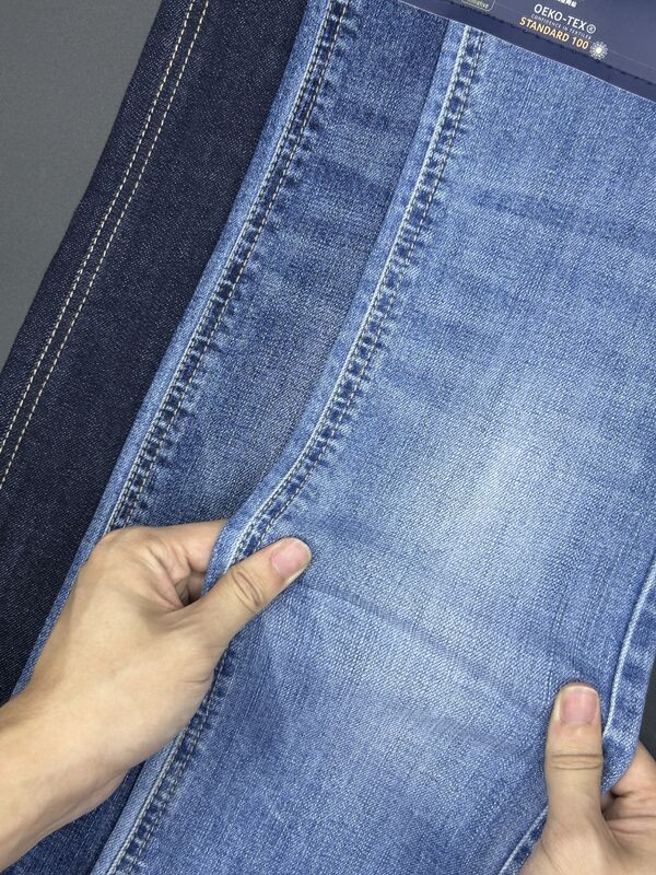 Soft Touch Stretch Cotton Denim Fabric 12.5oz Cotton Spandex Denim For Jeans And Everyday Workwear