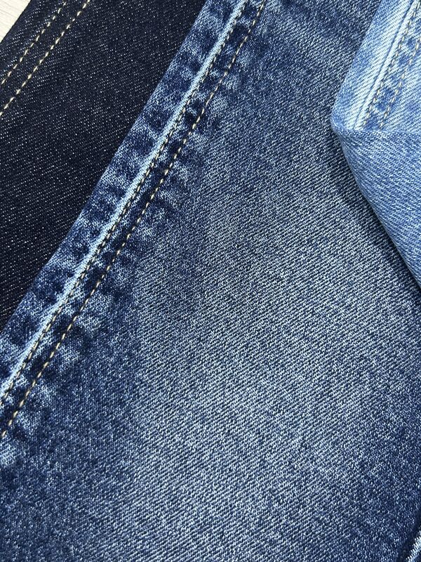 12.1oz Micro Stretch Denim Fabric High Cotton Denim 62-63