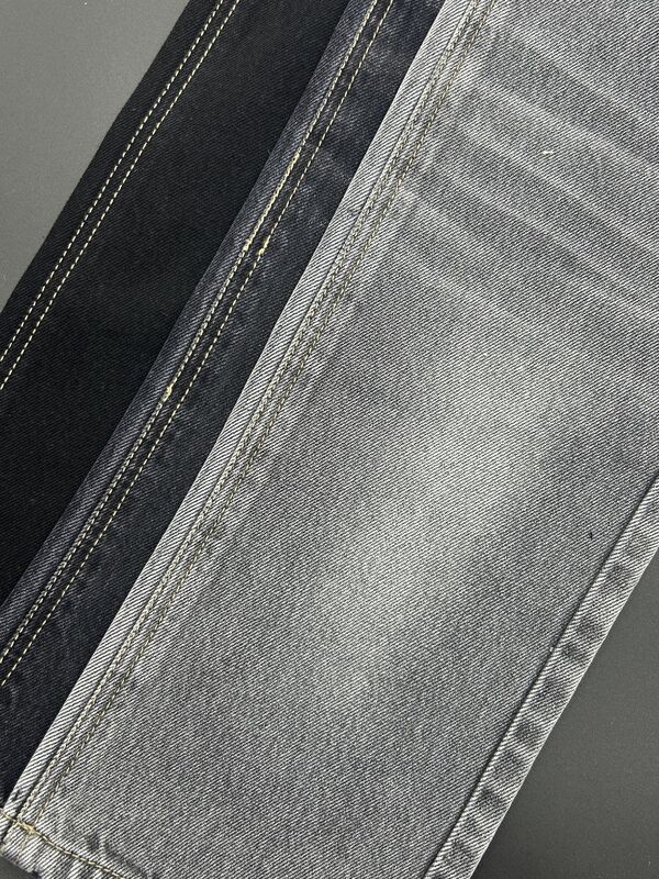 12.6/12.8oz Black 100% Cotton Heavyweight Denim for Classic Jeans & Workwear Apparel